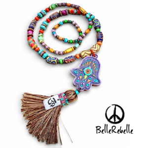 Collier Bohème Créateur *HAMSA* GPY / Multicolore